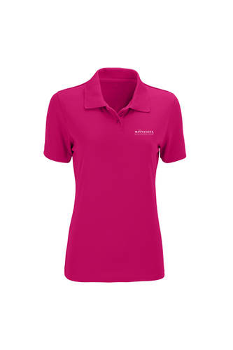 Women's Vansport Omega Solid Mesh Tech Polo