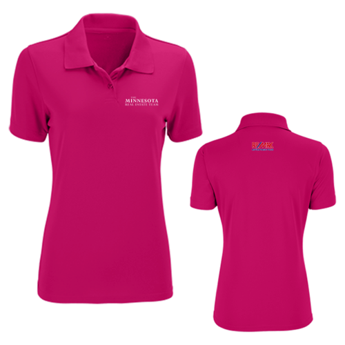 Women's Vansport Omega Solid Mesh Tech Polo